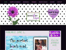 Tablet Screenshot of jenniferfaye.com